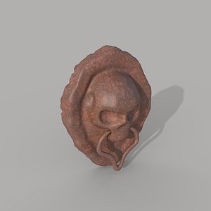 Skull door knocker 3D model