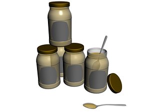 honey bottle 3D