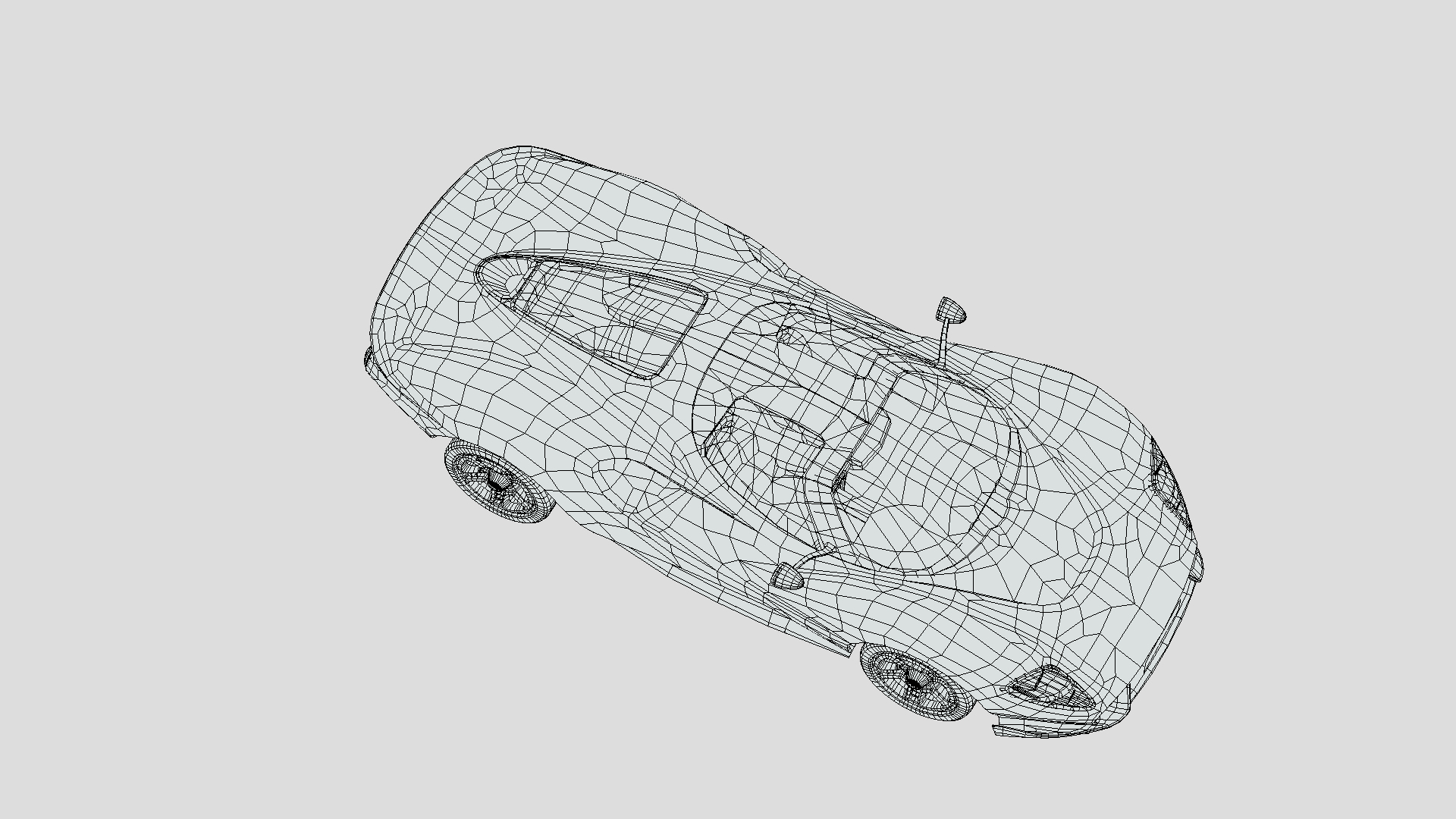 modelo 3d Coche de baja poli GRATIS - De Tomaso P72 2020 gratis