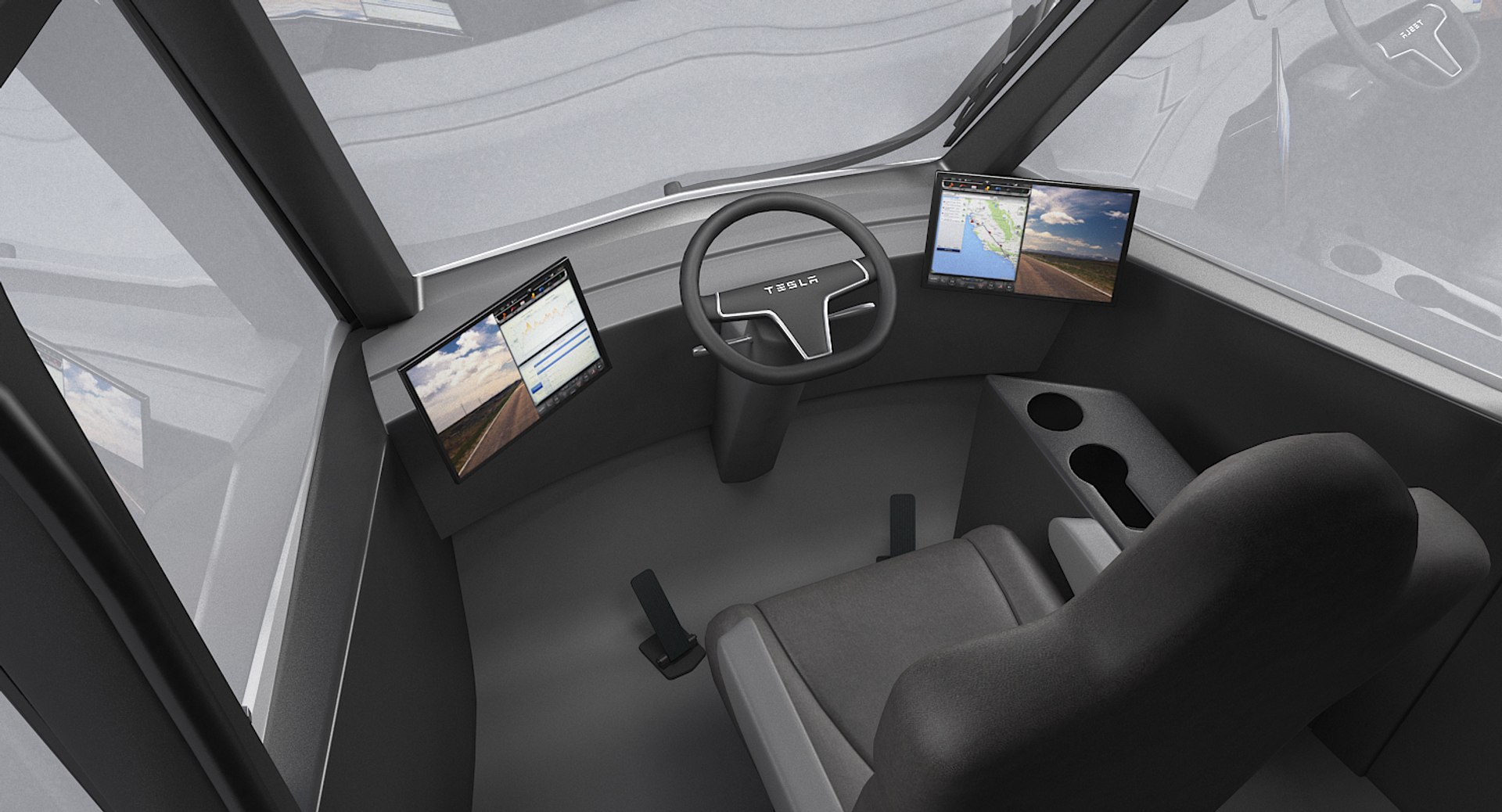 Tesla Semi Truck 3D Model - TurboSquid 1228797
