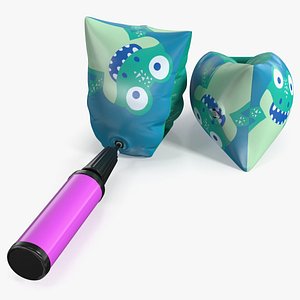 Toddler Float Armbands Set with Manual Pump model