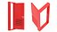 Red Fire Door Single