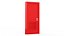 Red Fire Door Single 3D