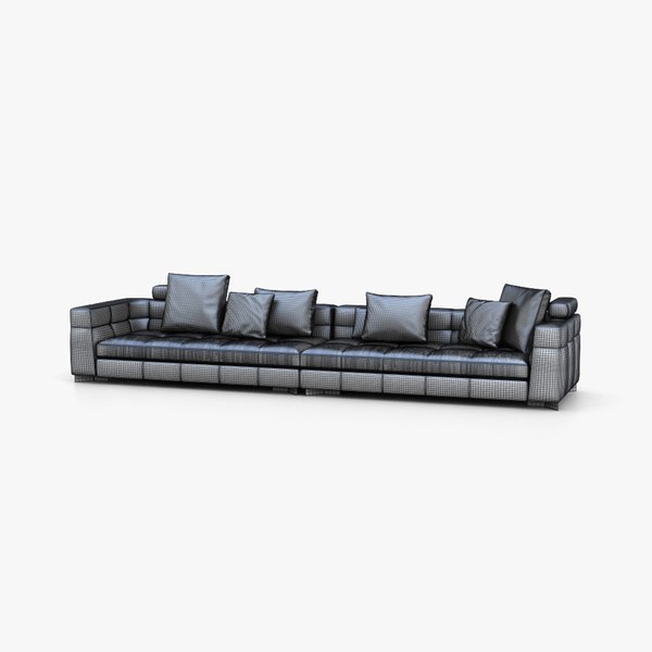 modelo 3d Sofá Blazer Minotti - TurboSquid 1785054