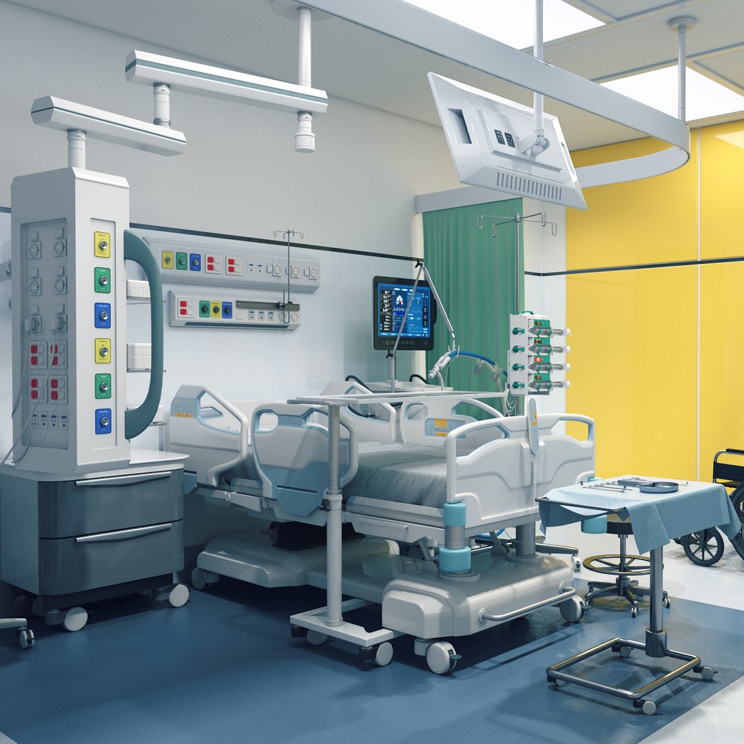 Private ICU model - TurboSquid 2132917