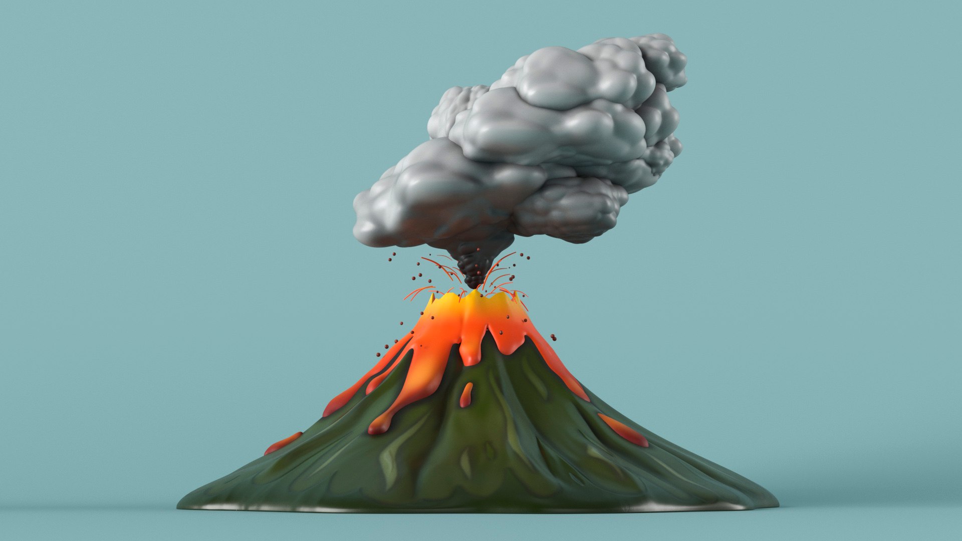 3D model Stylized Erupting Volcano Green https://p.turbosquid.com/ts-thumb/8s/RKQmgL/DR/stylizederuptingvolcanogreenvray3dmodel010/jpg/1723873417/1920x1080/fit_q87/f12f3f156a852b5abd0c2778afd581c82b487dd3/stylizederuptingvolcanogreenvray3dmodel010.jpg