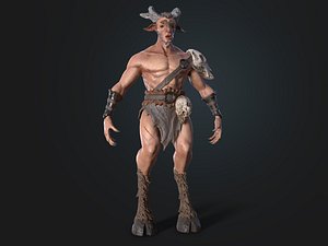 Faun Warrior Character