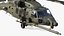 Combat Rescue Helicopter Sikorsky HH60 Rigged