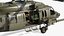 Combat Rescue Helicopter Sikorsky HH60 Rigged