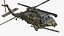 Combat Rescue Helicopter Sikorsky HH60 Rigged