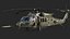 Combat Rescue Helicopter Sikorsky HH60 Rigged