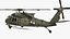 Combat Rescue Helicopter Sikorsky HH60 Rigged
