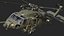Combat Rescue Helicopter Sikorsky HH60 Rigged