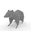 3d model badger