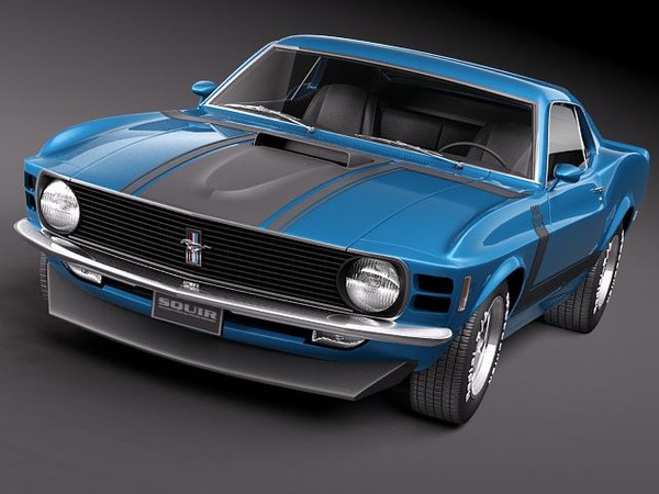 フォードマスタングBOSS 302 19703Dモデル - TurboSquid 557831 フォードマスタングBOSS 302 19703Dモデル - TurboSquid 557831