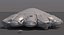 Satellite de soucoupe volante biologique UFO lowpoly