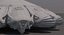 Satellite de soucoupe volante biologique UFO lowpoly