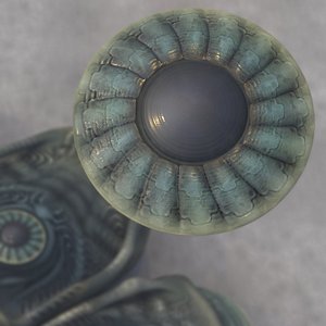 UFO organic flying saucer mothership satellite lowpoly