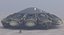 Satellite de soucoupe volante biologique UFO lowpoly