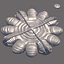 Satellite de soucoupe volante biologique UFO lowpoly
