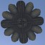 Satellite de soucoupe volante biologique UFO lowpoly
