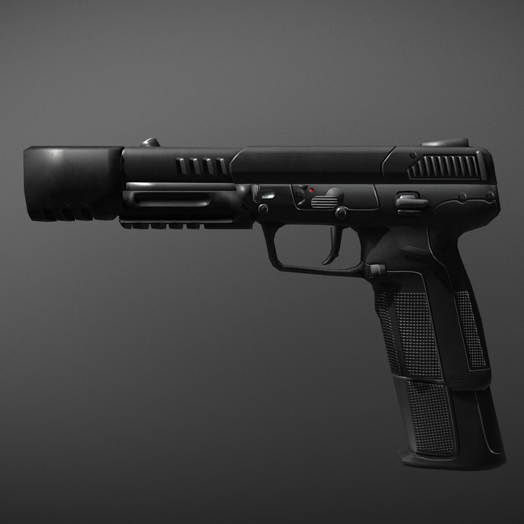 3d Fn Five Seven Model Turbosquid 1231634