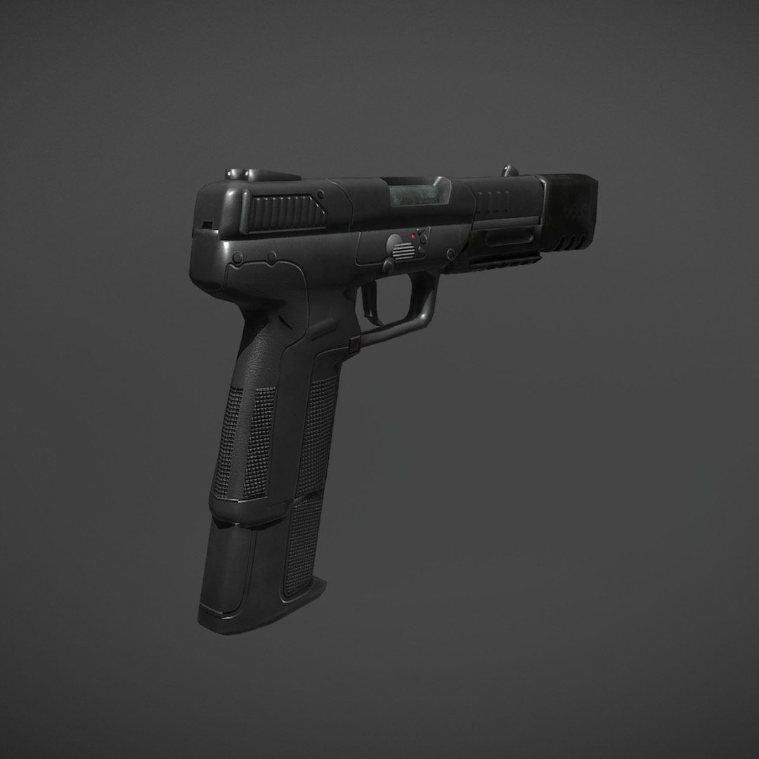 3D fn five-seven model - TurboSquid 1231634