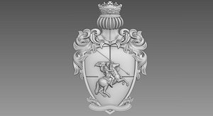 3D model Coat of Arms Emblem