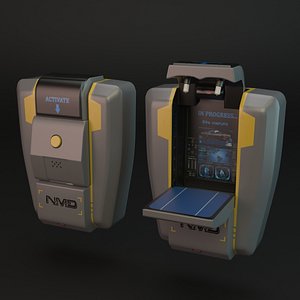 3d model sci-fi printer