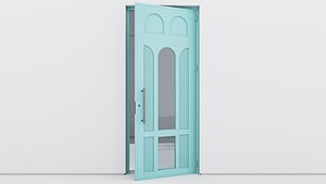 3D Aluminium door 362 model
