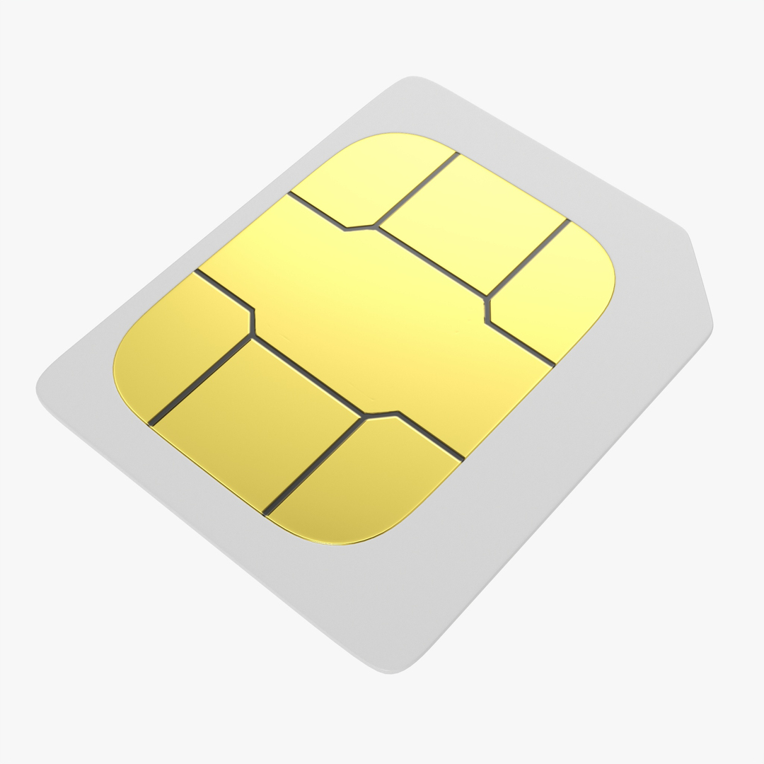 Cartão SIM móvel 03 Modelo 3D - TurboSquid 1697166