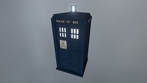3D model DOCTOR WHO - WILLIAM HARTNELL TARDIS - Rogue Film Productions