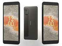 Nokia C02 Charcoal Low Poly