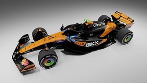3D model MCLAREN MCL39 FORMULA 1 2025 LANDO NORRIS