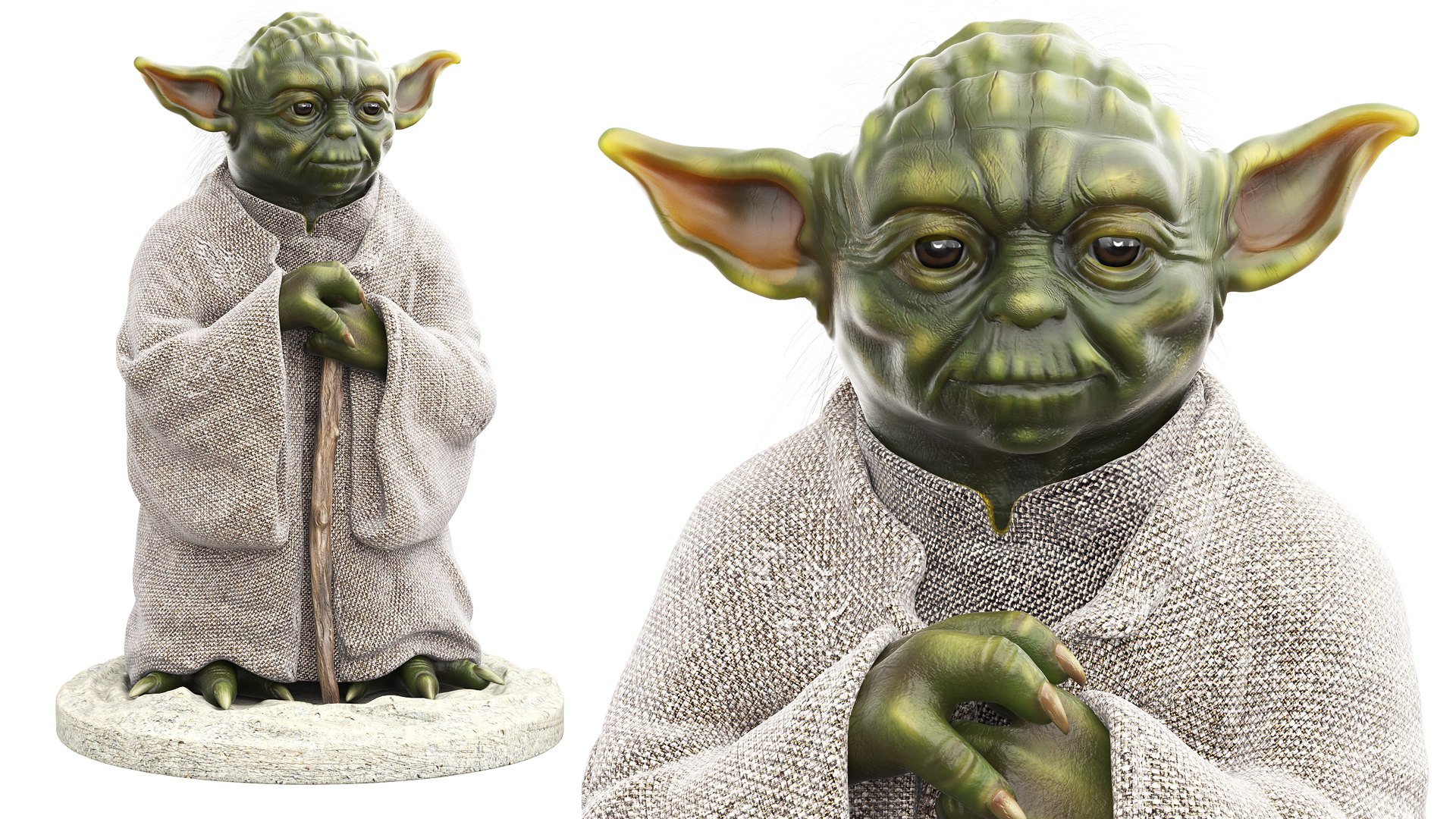 Master Yoda From Star Wars Model - TurboSquid 2064774