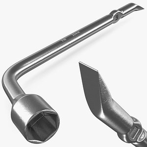 3D model lug nut wrench tool
