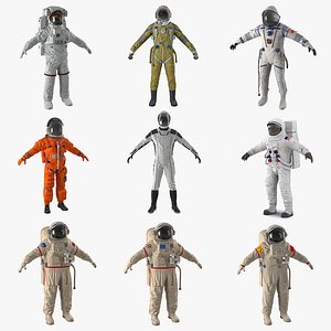 3D model space suits 5