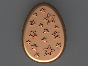 egg mold hand 3D model