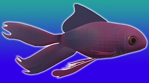 3D model RiggedAnimated Fish