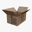 Colis en carton truqué