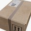 Colis en carton truqué