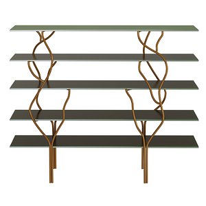 Bookcase Tree by Cantori designer Daniel Rode 3D model