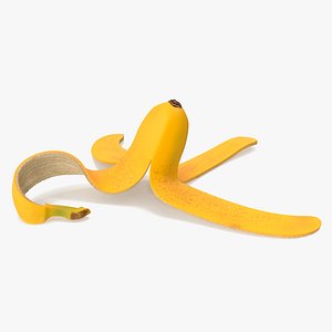 3D Banana Peel model