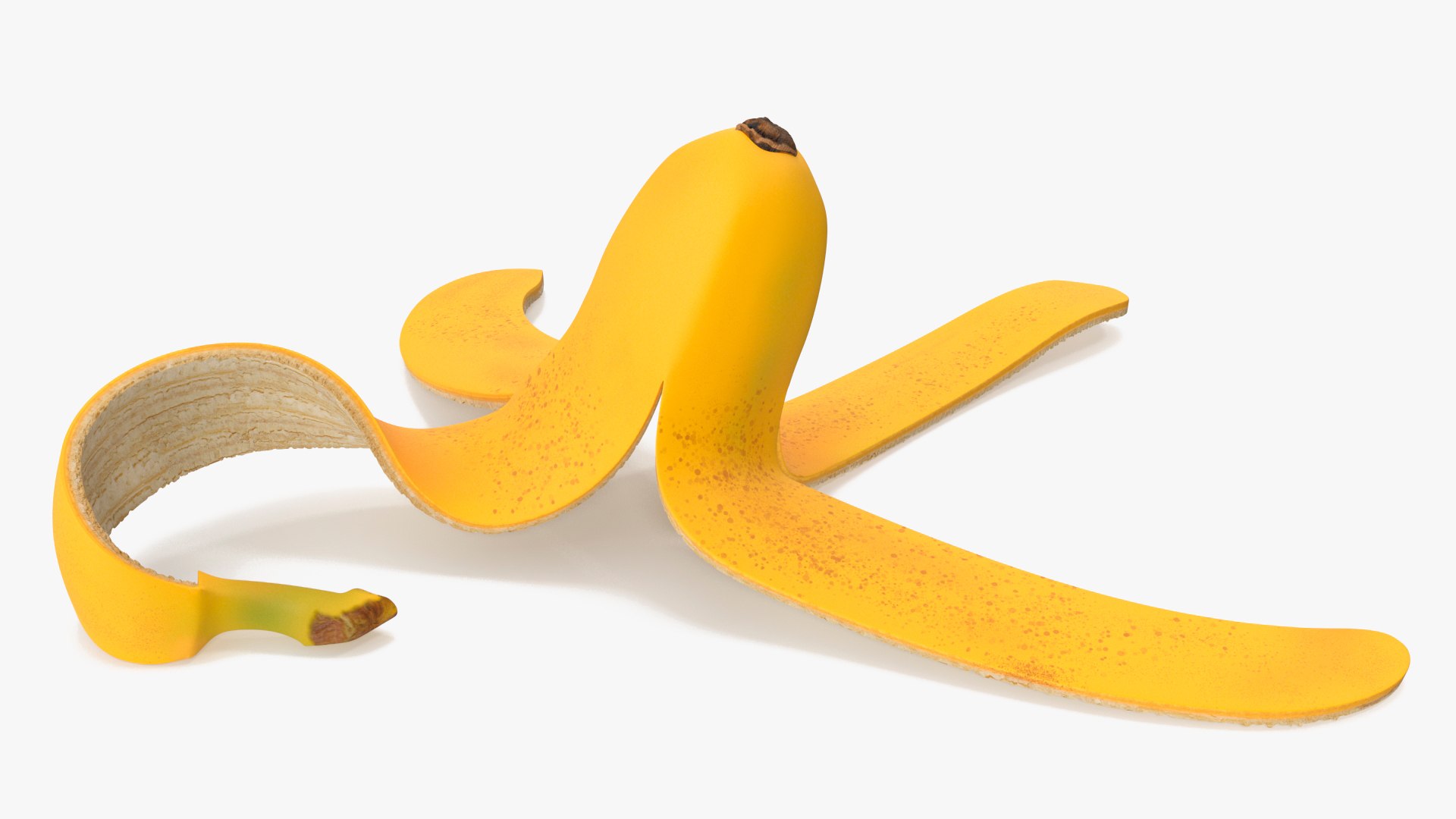 a banana peel 3D Model in Fruit 3DExport