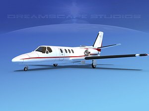 scale cessna citation 500 3D