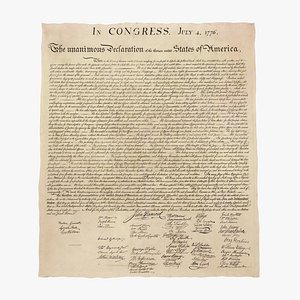 Declaration of Independence Flat