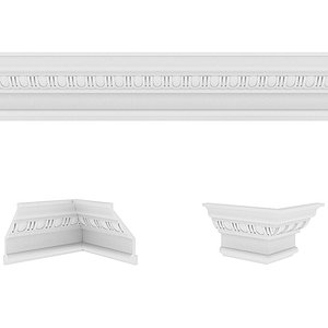molding moulding cornice model
