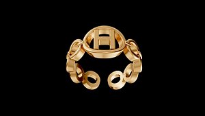 letter h ring