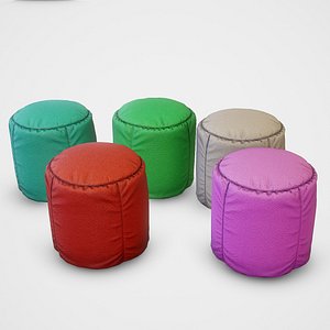 Pouf stool colors - PBR
