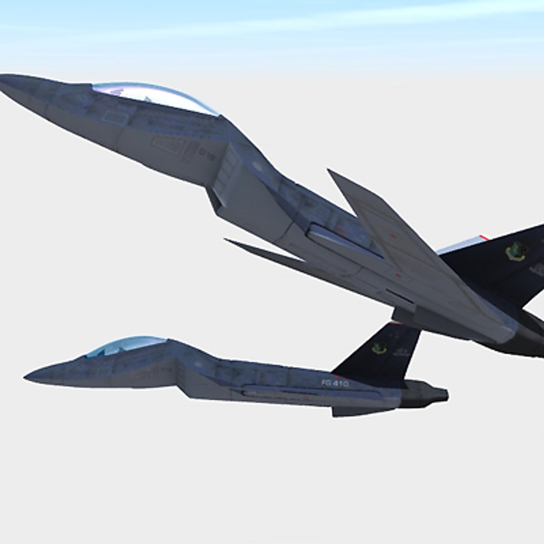 Cyclone 10 Planes Fighter 3d Obj